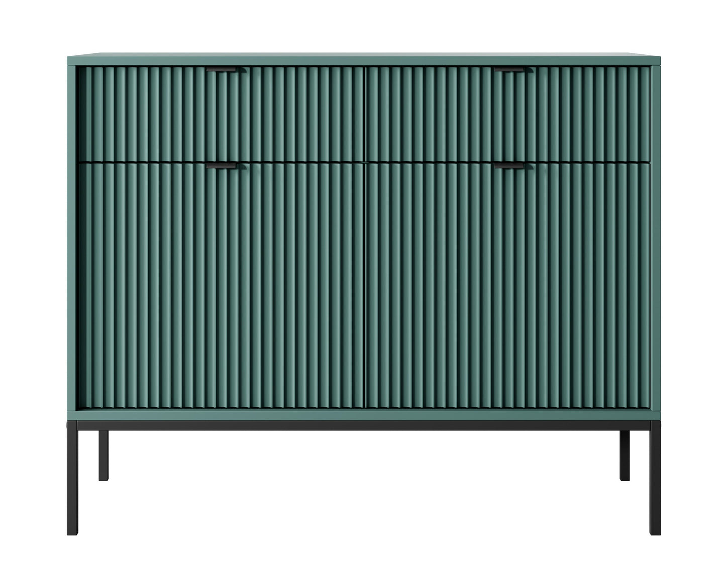 Kumode NV 104/83/39 cm olīves/melns