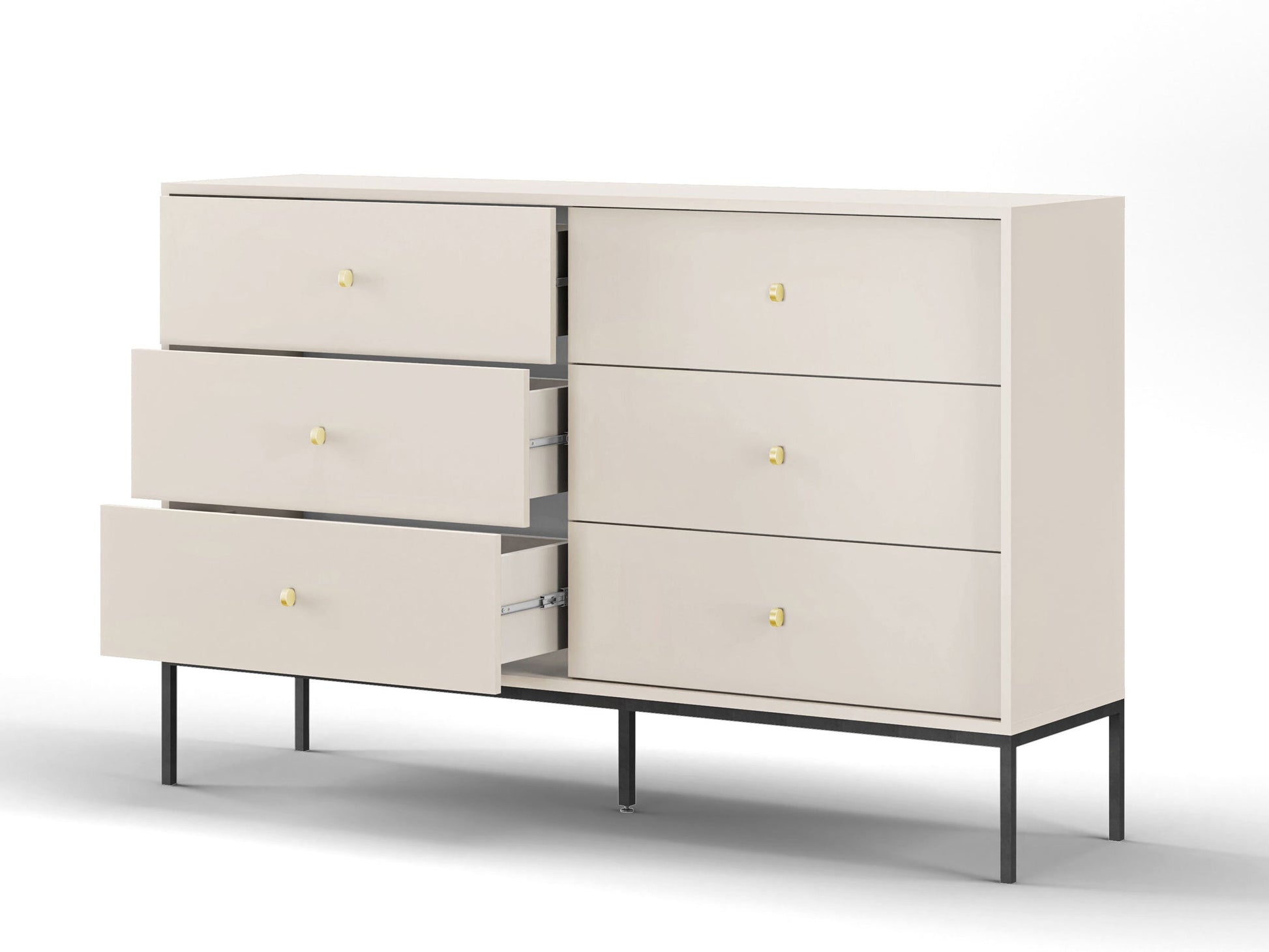 Kumode MN 89/154/39 cm bēšš - N1 Home