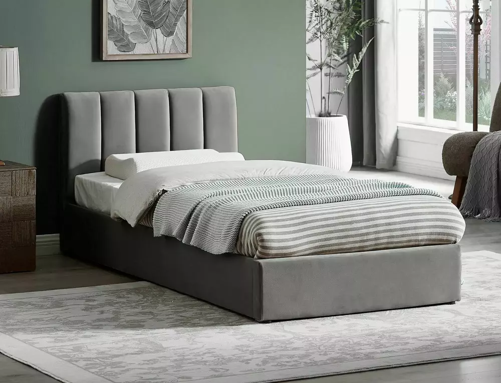 Gulta MOKKA  90/200 cm pelēks - N1 Home