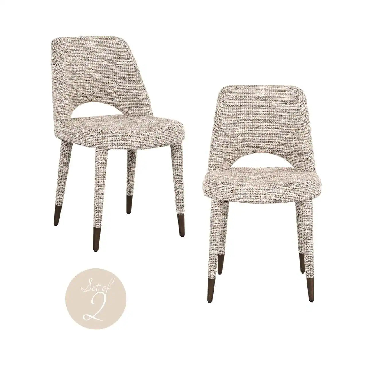 Krēsls Cecilia (2) Richmond Interiors 85/50/61 cm trendy nature - N1 Home
