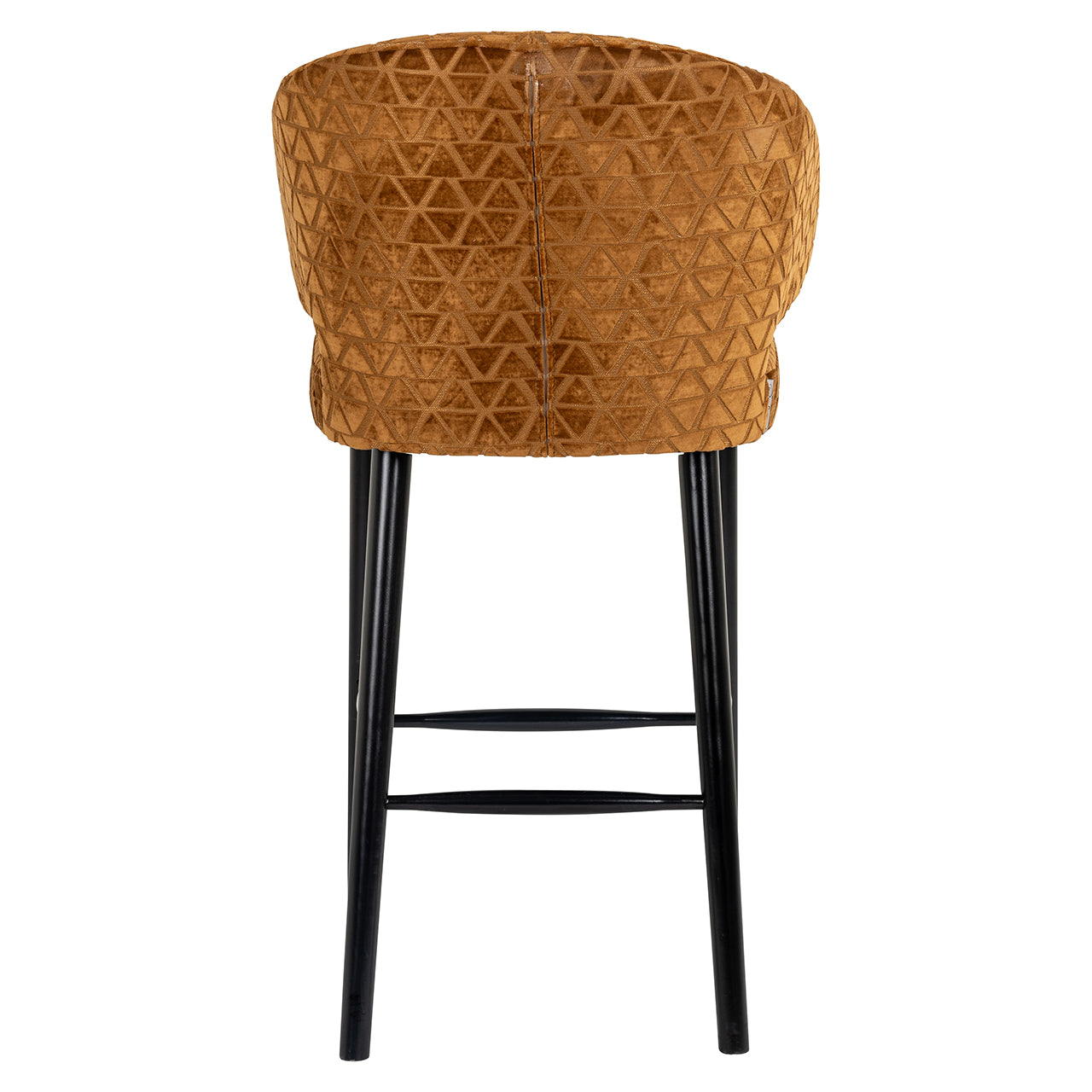 Bāra krēsls Indigo Richmond Interiors 110/62/62 cm Triangle 2013 old gold - N1 Home