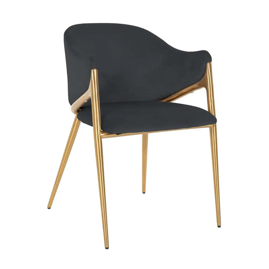Krēsls Gwen Richmond Interiors 79,5/54/57,5 cm quartz anthracite - N1 Home