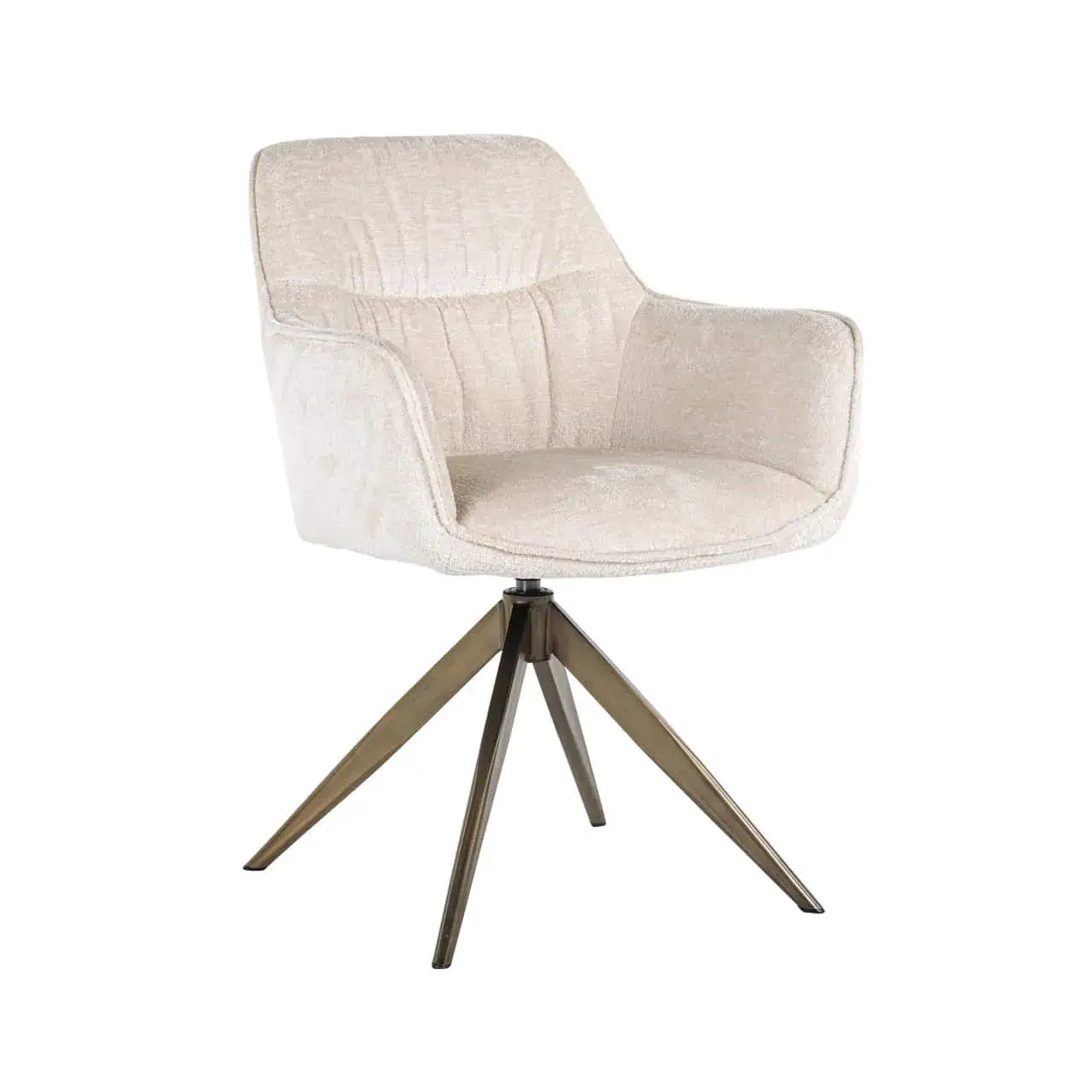Krēsls Aline FR  Richmond Interiors 82/59/61 cm white chenille - N1 Home