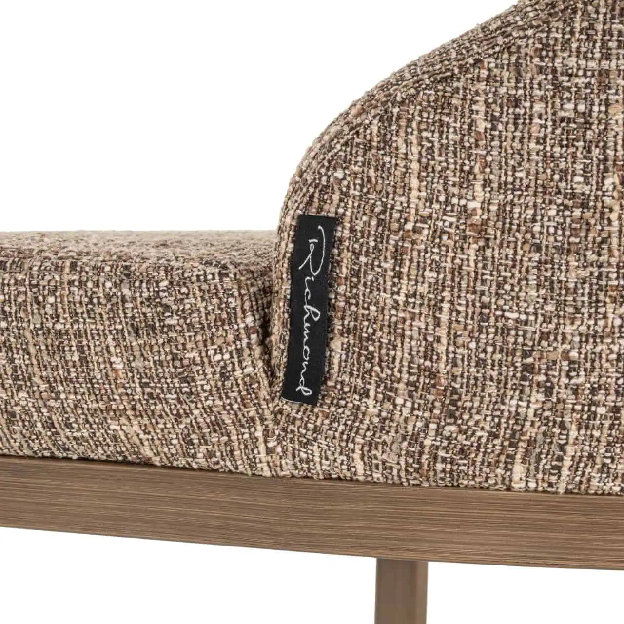 Bāra krēsls Bolton  (Set of 2) Richmond Interiors 103/48/48 cm brown tweed - N1 Home