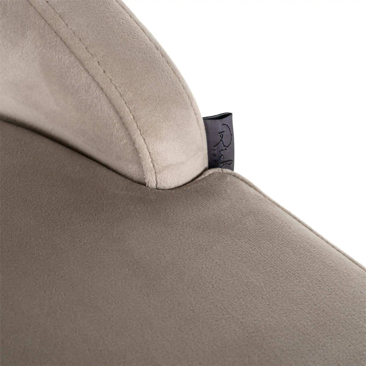 Bāra krēsls Bolton (Set of 2) Richmond Interiors 103/48/48 cm khaki velvet brushed gold - N1 Home