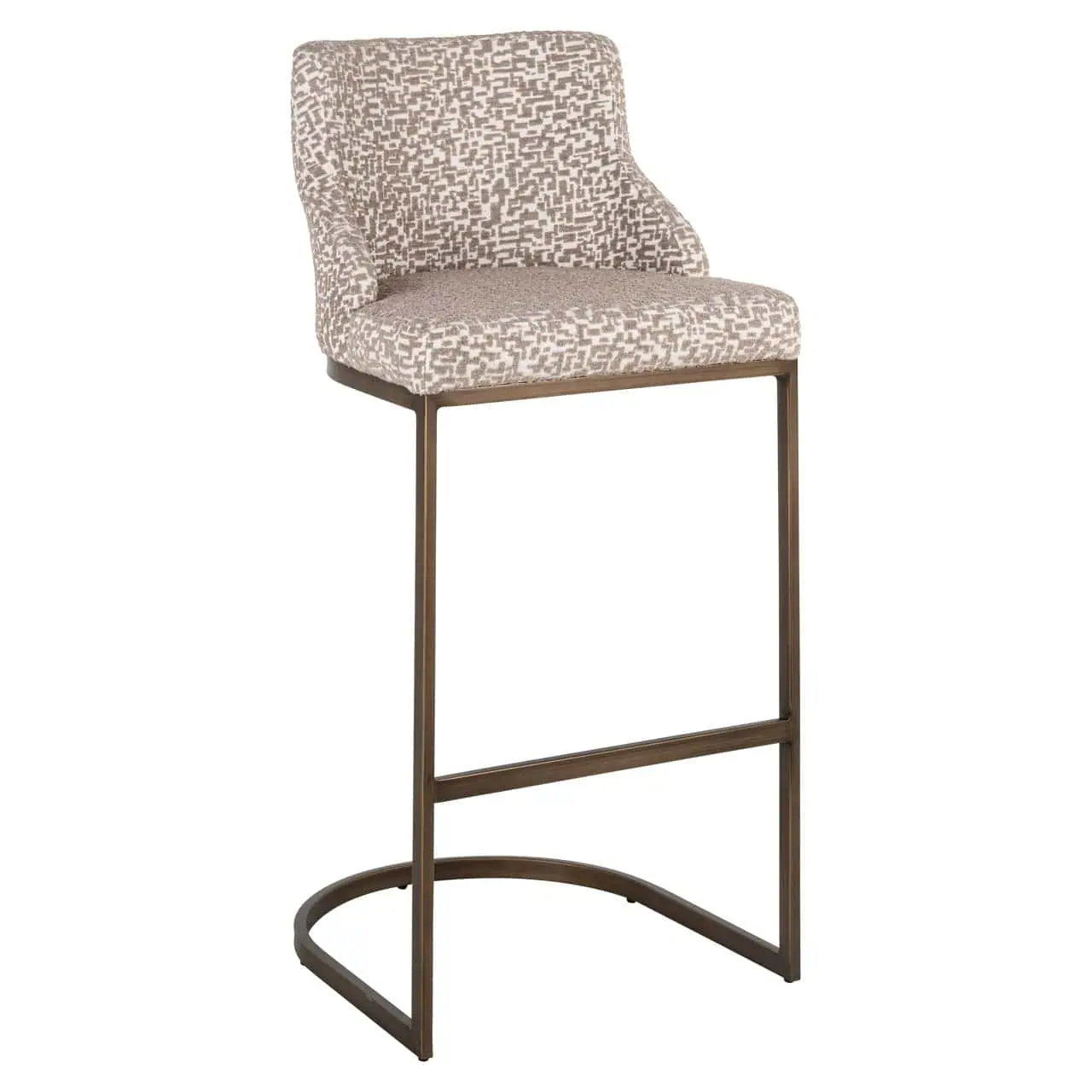 Bāra krēsls Bolton  (Set of 2) Richmond Interiors 103/48/48 cm natural geo - N1 Home