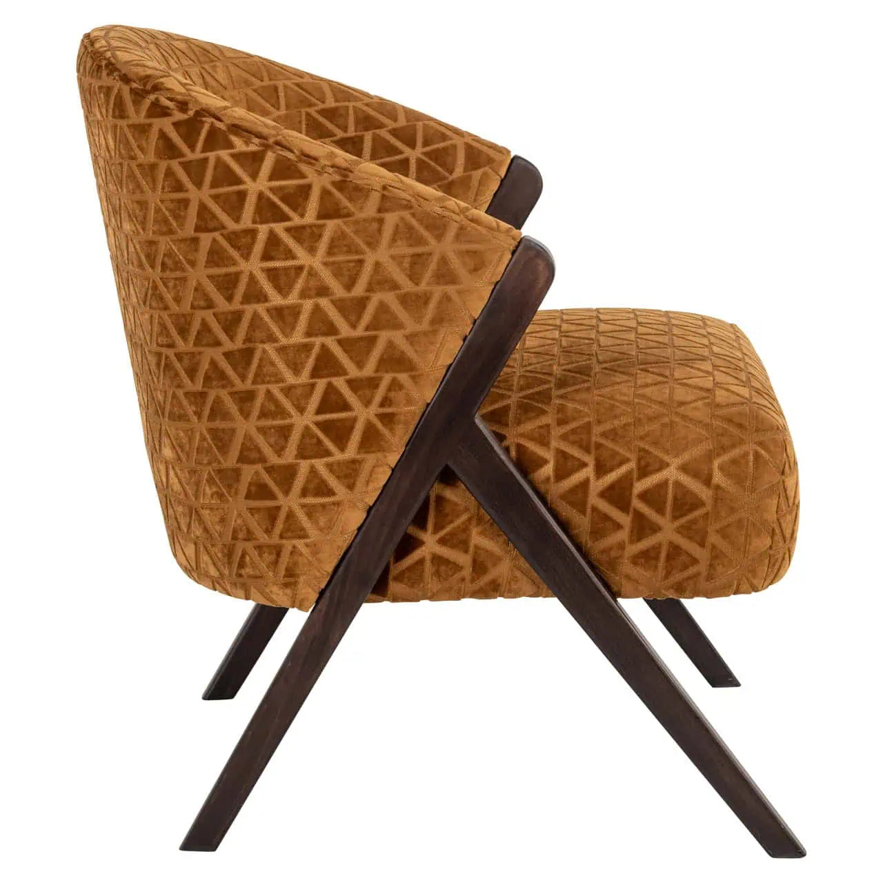 Krēsls Mia Richmond Interiors 75/66/70 cm old gold triangle - N1 Home