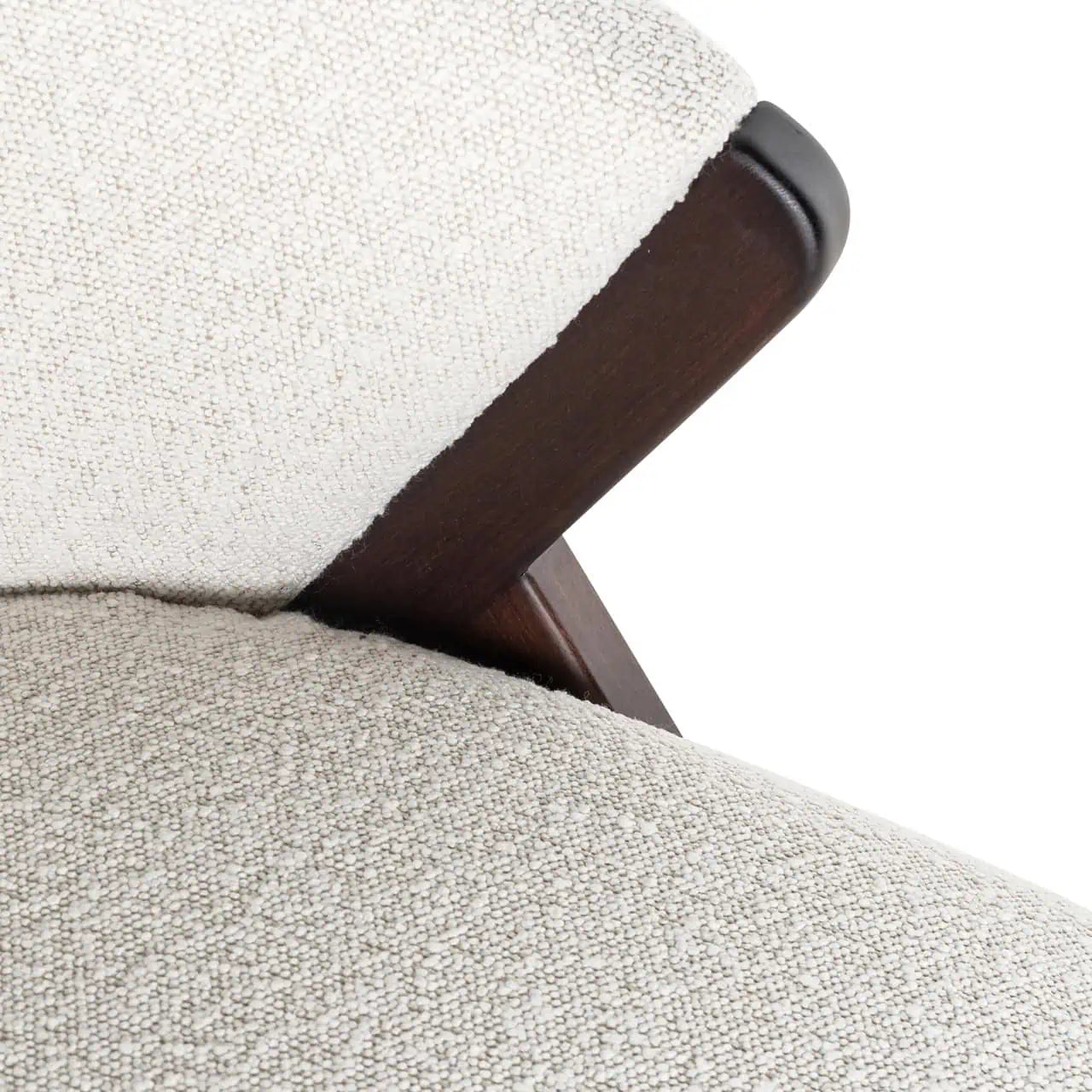 Krēsls Mia Richmond Interiors 75/66/70 cm white bouclé - N1 Home