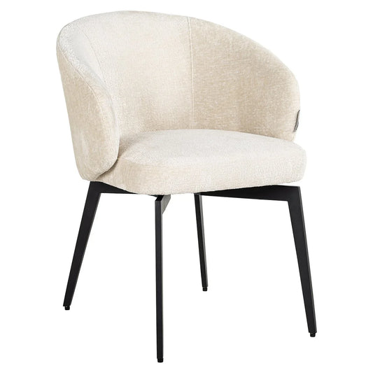 Krēsls Amphara Richmond Interiors 81/62/61 cm FR-Bergen 900 white chenille - N1 Home