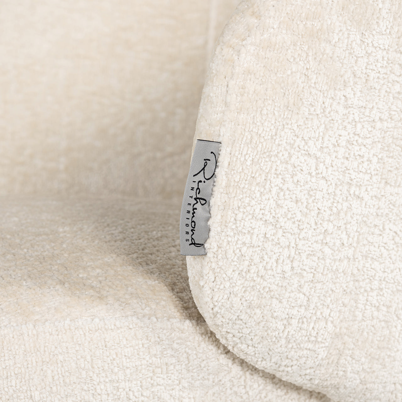 Krēsls Amphara Richmond Interiors 81/62/61 cm FR-Bergen 900 white chenille - N1 Home