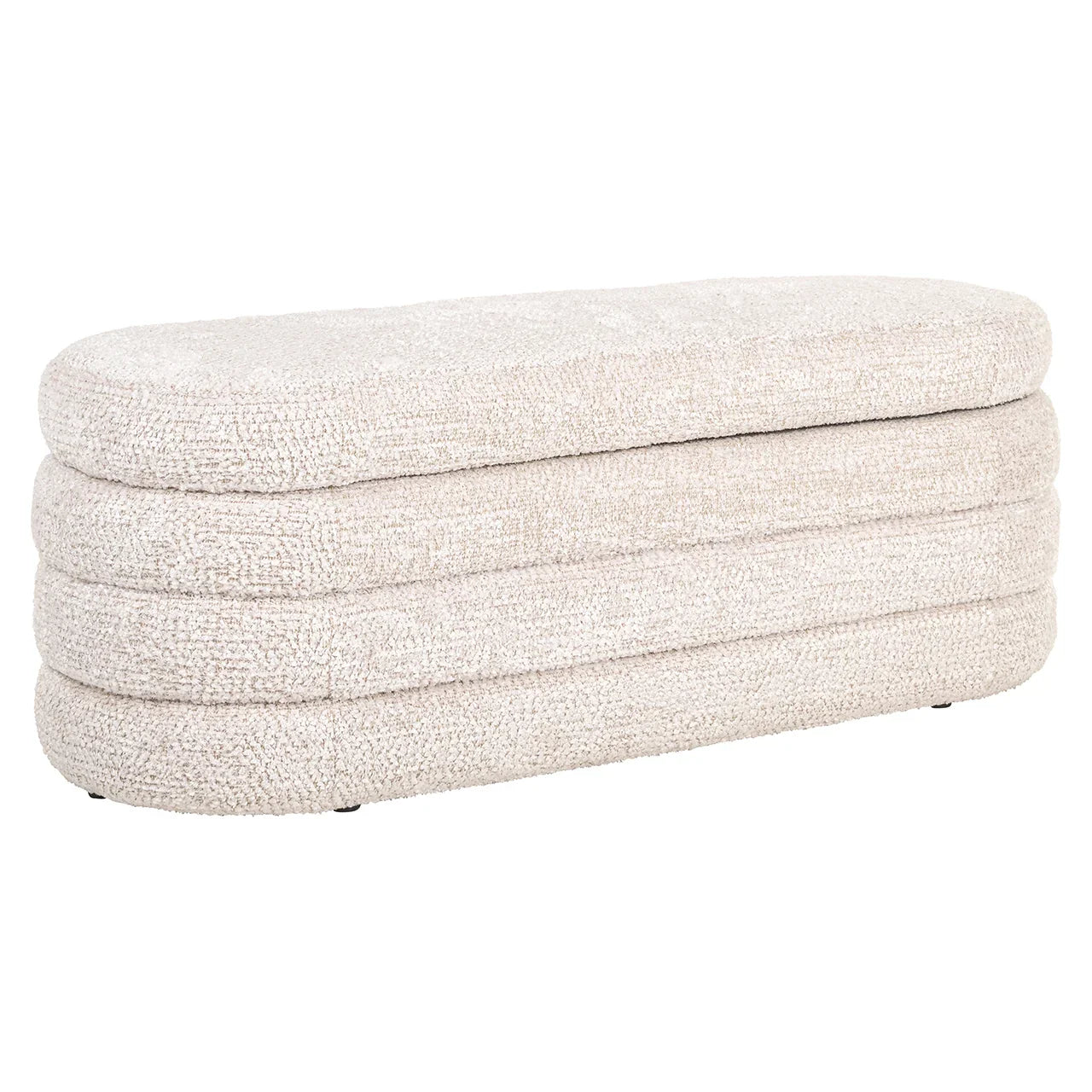 Pufs Camile Richmond Interiors 48/130/45 cm Be Lovely 11 Cream - N1 Home