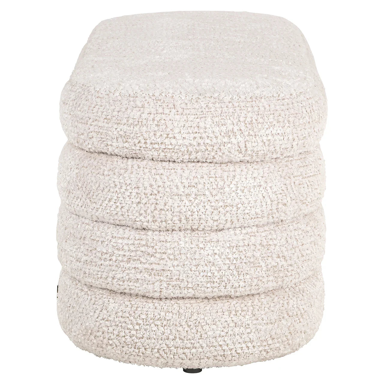 Pufs Camile Richmond Interiors 48/130/45 cm Be Lovely 11 Cream - N1 Home