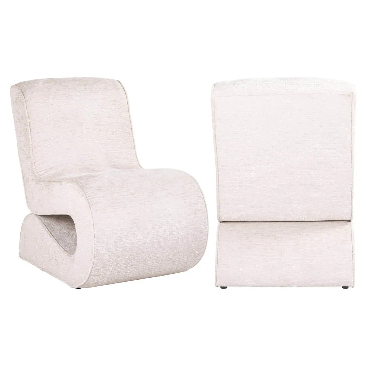 Krēsls Frankie  Richmond Interiors 84/56/89 cm cream fusion - N1 Home