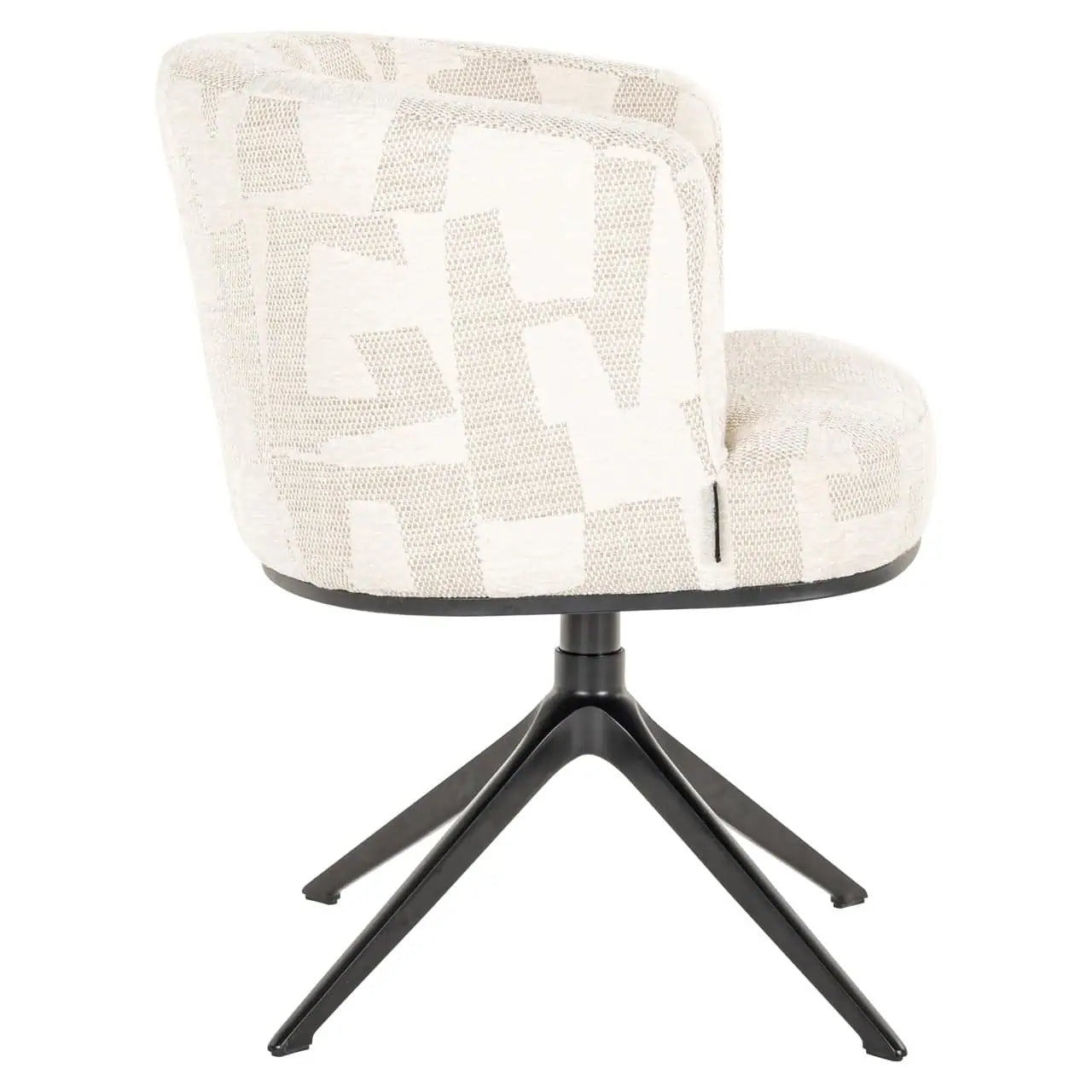 Krēsls Cheyenne Richmond Interiors 77/65/64 cm beige graffic - N1 Home