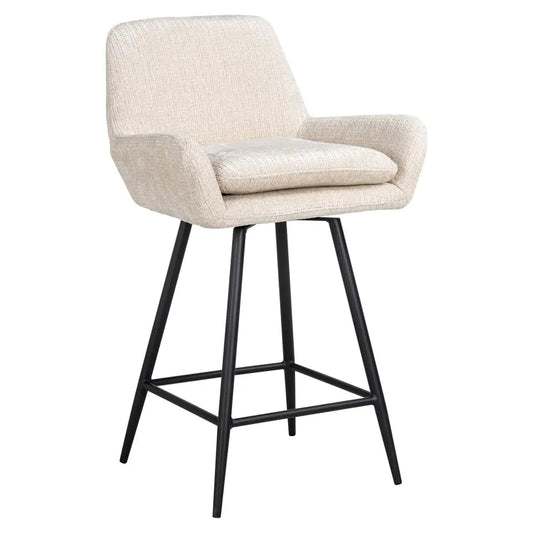 Bāra krēsls Linsey (Set of 2) Richmond Interiors 91/54/53 cm niagara beige - N1 Home