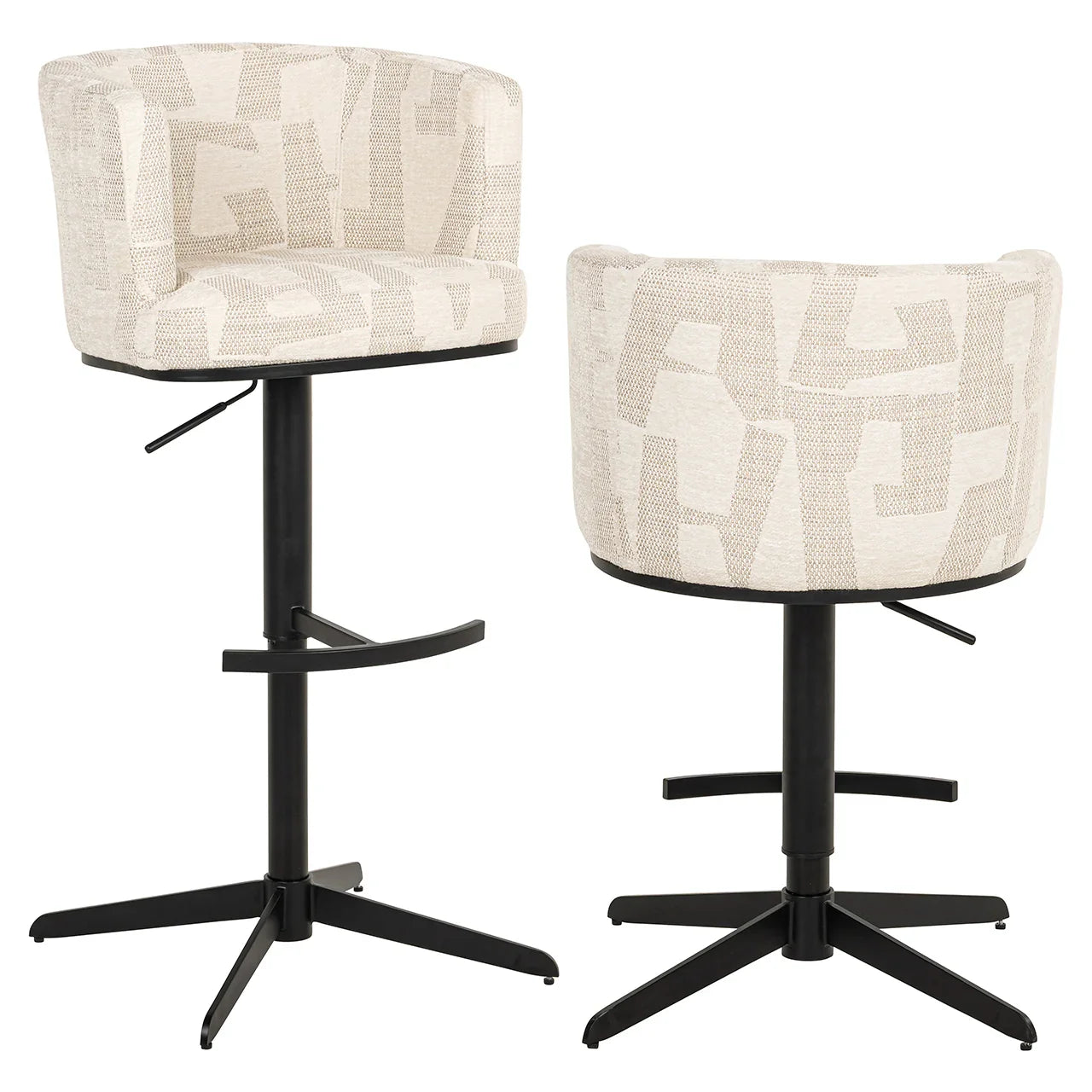 Bāra krēsls Cheyenne Richmond Interiors 92/56/53 cm bēšš - N1 Home