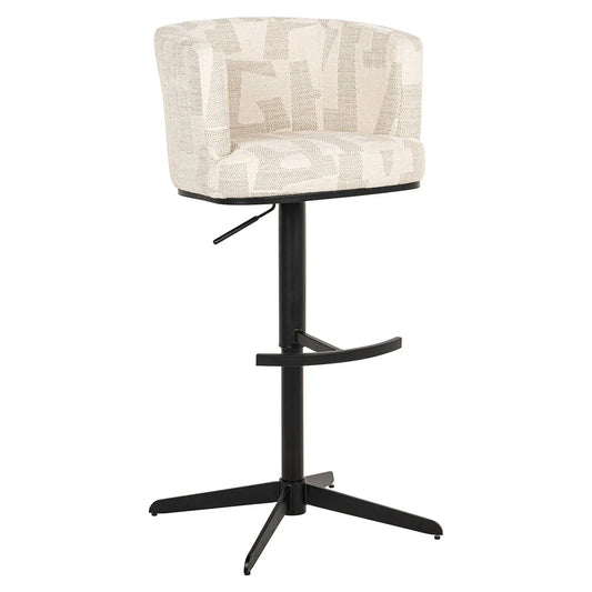 Bāra krēsls Cheyenne Richmond Interiors 92/56/53 cm bēšš - N1 Home