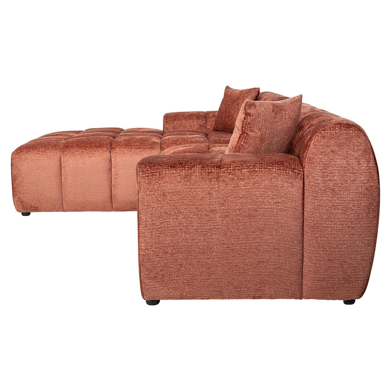 Dīvāns Cube Richmond Interiors 76/325/195 cm Fusion 92 Blush - N1 Home