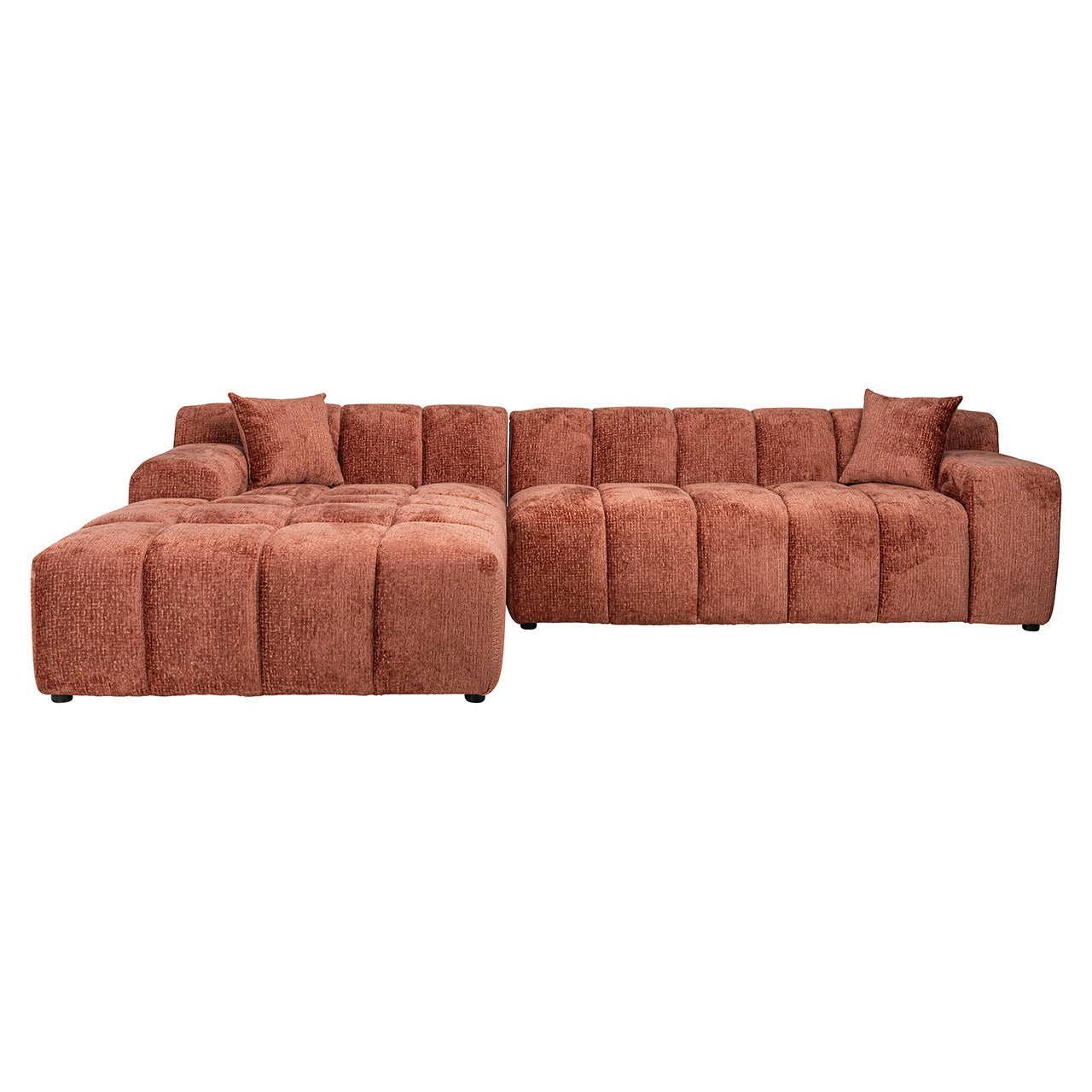 Dīvāns Cube Richmond Interiors 76/325/195 cm Fusion 92 Blush - N1 Home