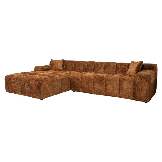 Dīvāns Cube Richmond Interiors 76/325/195 cm Be Lovely 603 Cinnamon - N1 Home