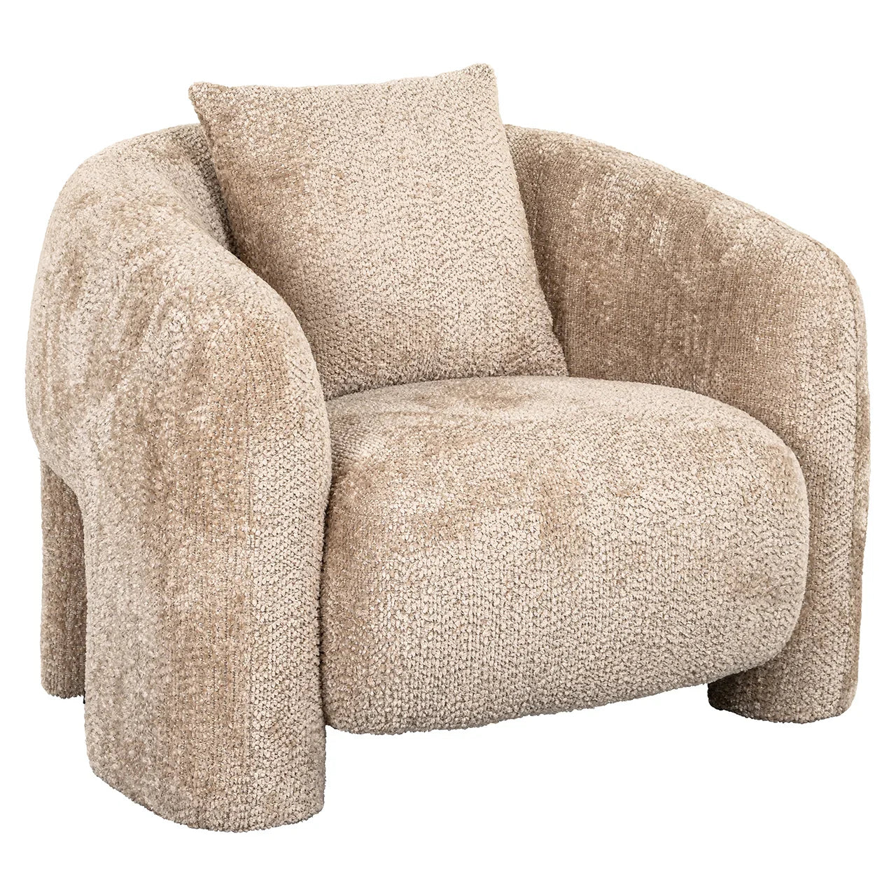 Atpūtas krēsls Milania Richmond Interiors 76/100/92 cm  Be Lovely 170 Beige - N1 Home