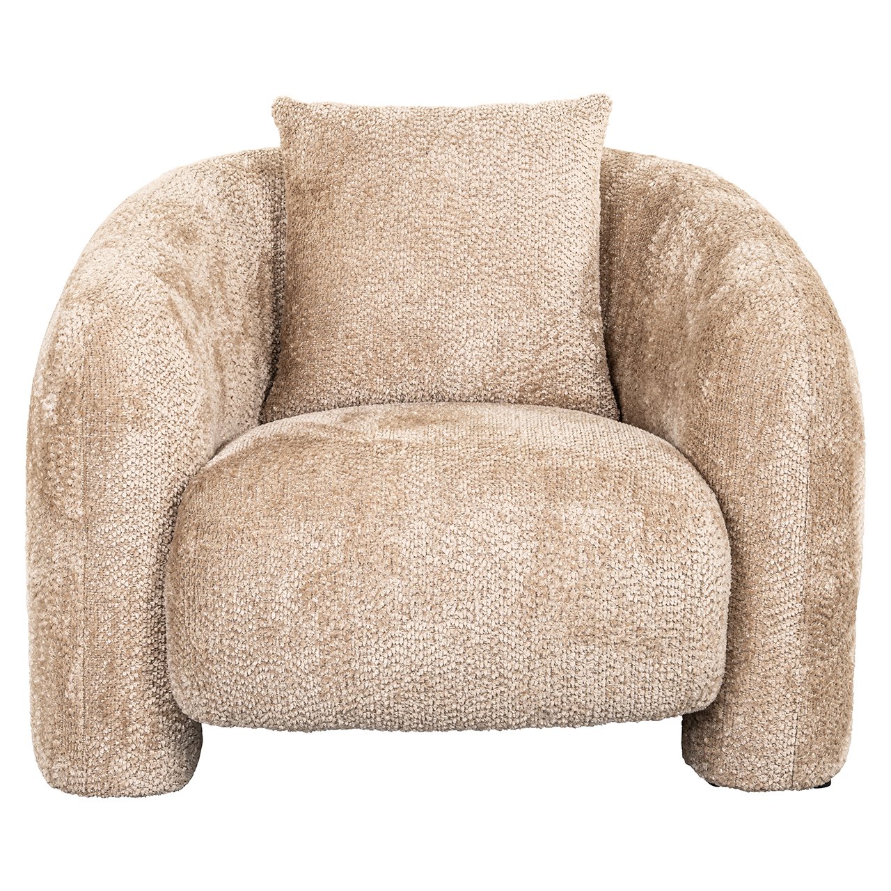 Atpūtas krēsls Milania Richmond Interiors 76/100/92 cm  Be Lovely 170 Beige - N1 Home