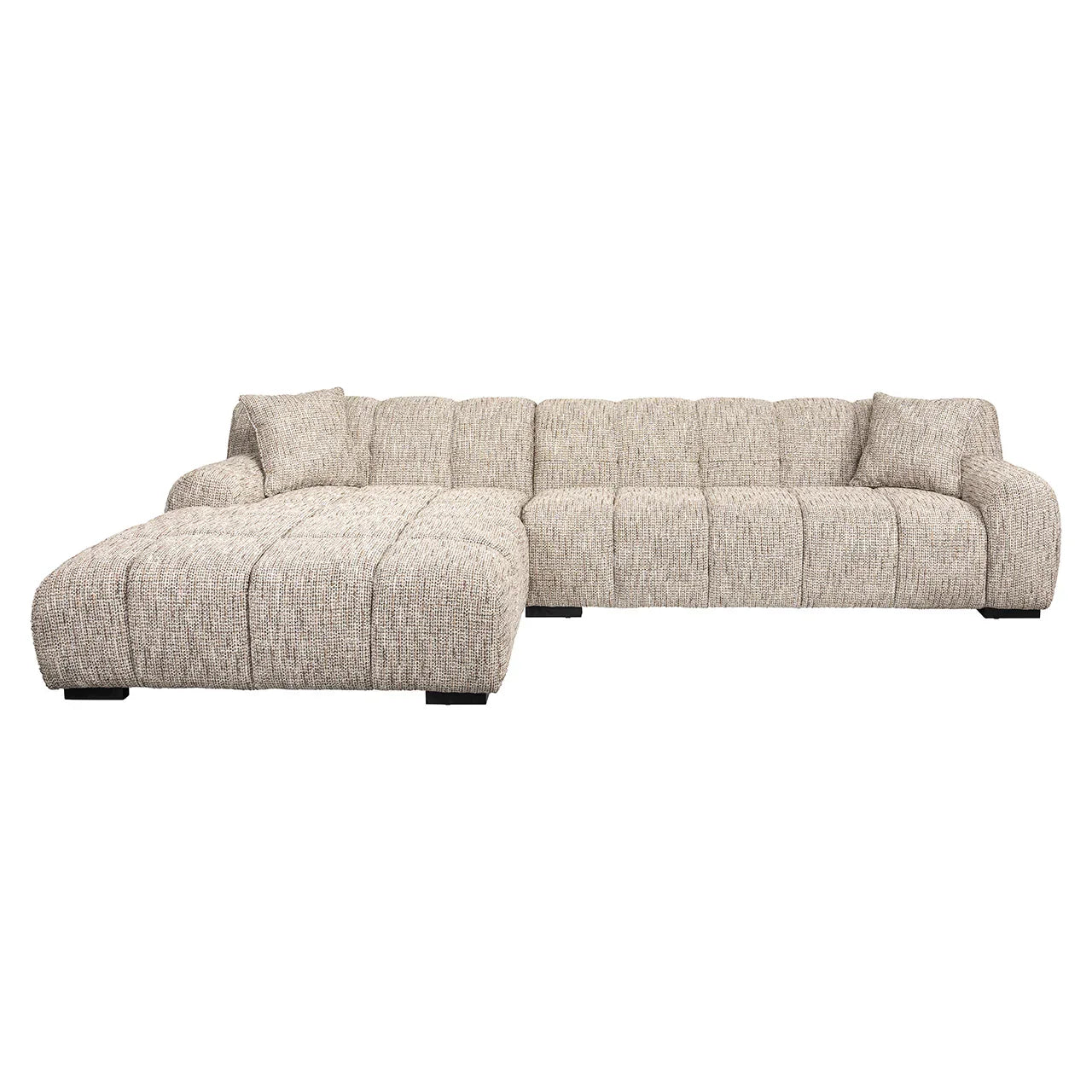 Dīvāns Hazel 3-vietīgs + dīvāns kreisajā pusē moderns dabisks Richmond Interiors  71/326/204 cmBe Trendy 01 Nature - N1 Home