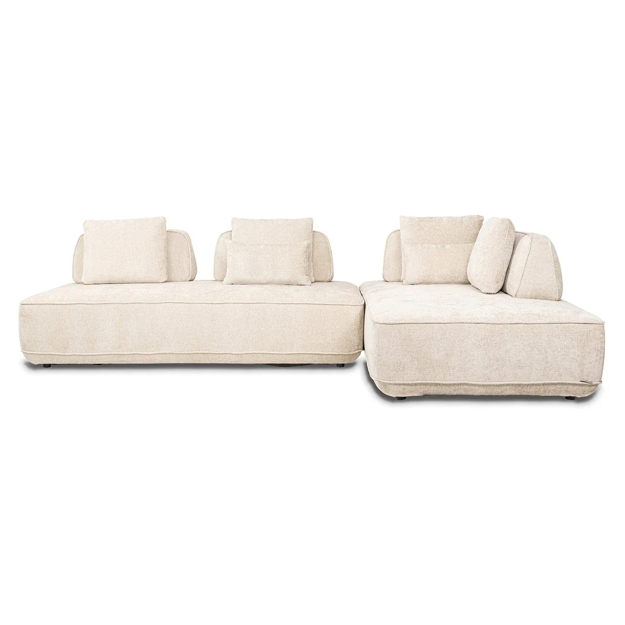 Dīvāns Tudor ar noņemamu atzveltni Richmond Interiors 80/318/205 cm Unicorn 11 cream - N1 Home