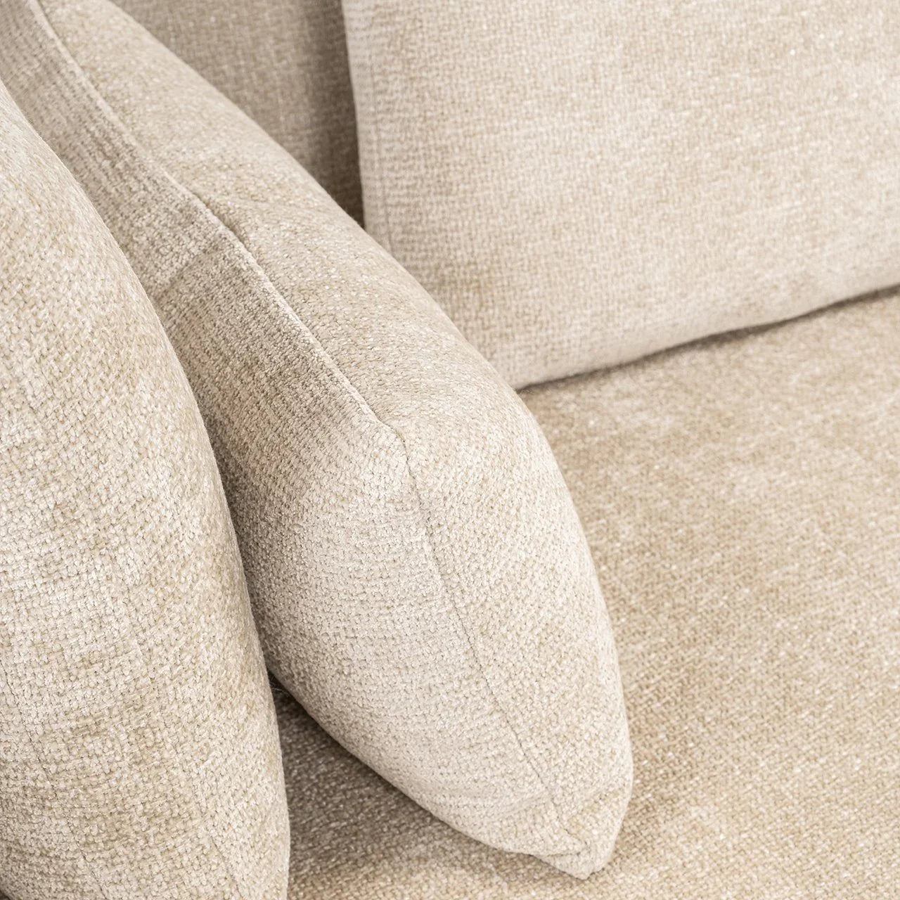 Dīvāns Tudor ar noņemamu atzveltni Richmond Interiors 80/318/205 cm Unicorn 11 cream - N1 Home