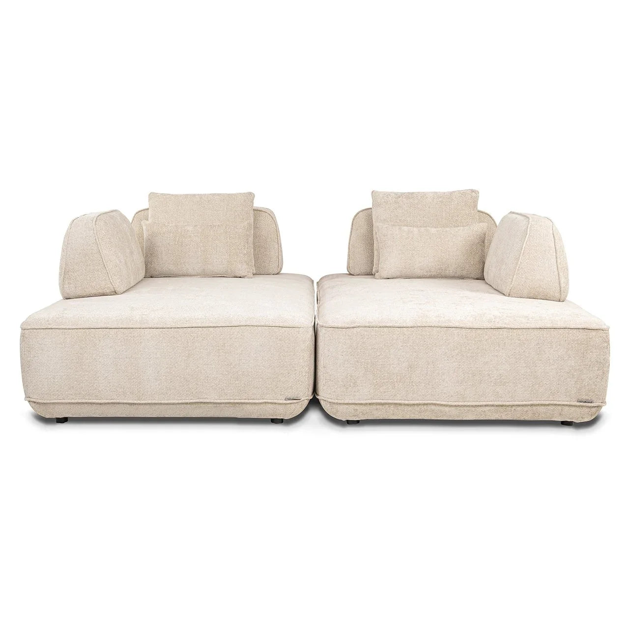 Dīvāns Tudor ar noņemamu atzveltni Richmond Interiors 80/318/205 cm Unicorn 11 cream - N1 Home