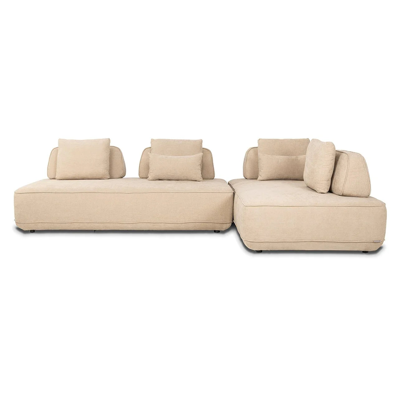 Dīvāns Tudor ar noņemamu atzveltni Richmond Interiors 80/318/205 cm Sand olympus - N1 Home