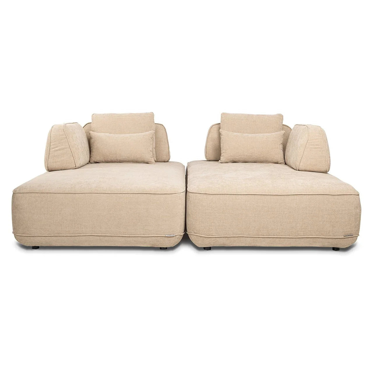 Dīvāns Tudor ar noņemamu atzveltni Richmond Interiors 80/318/205 cm Sand olympus - N1 Home