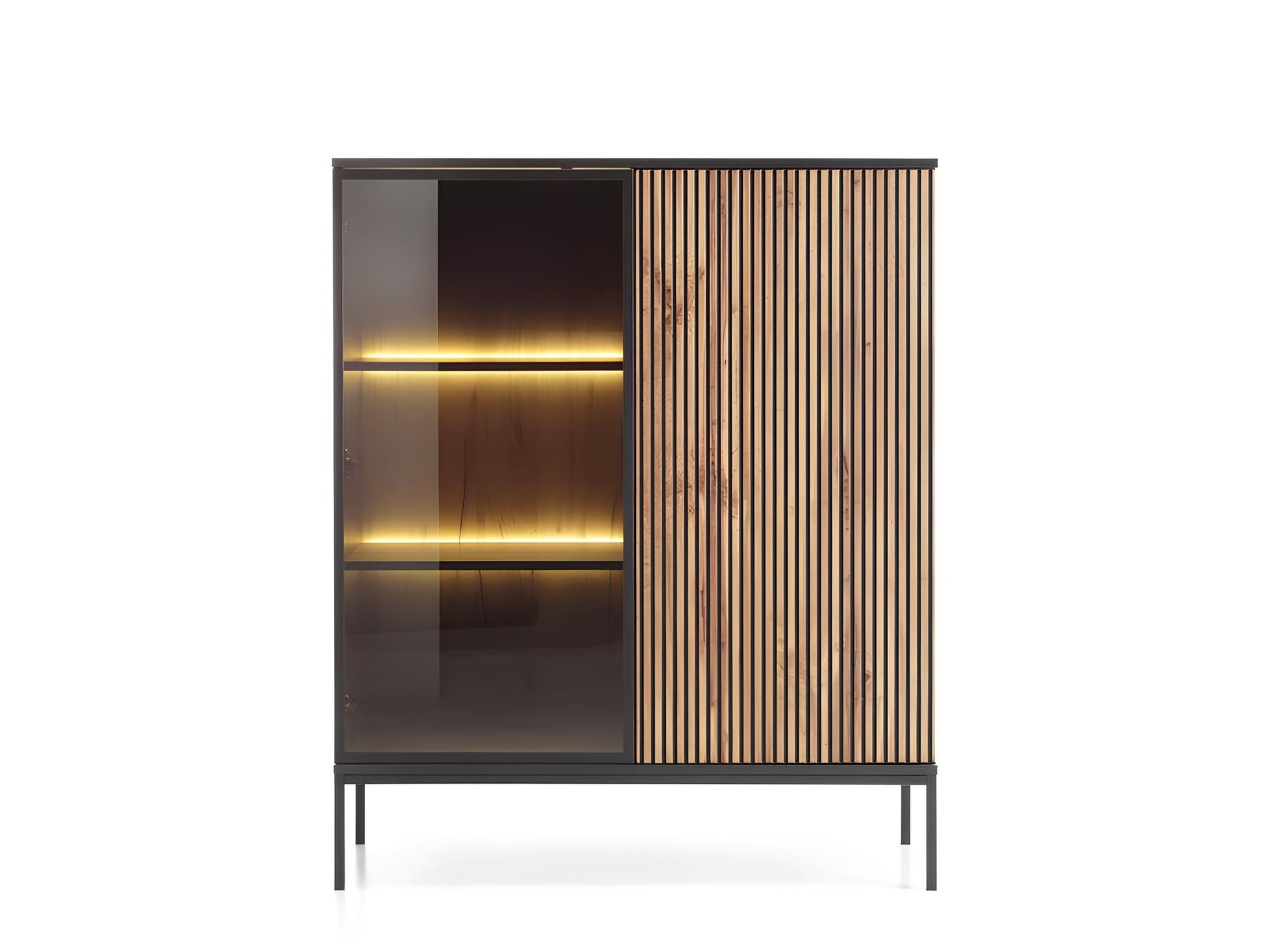 Vitrīnas skapis ST 104/126/39 cm - N1 Home