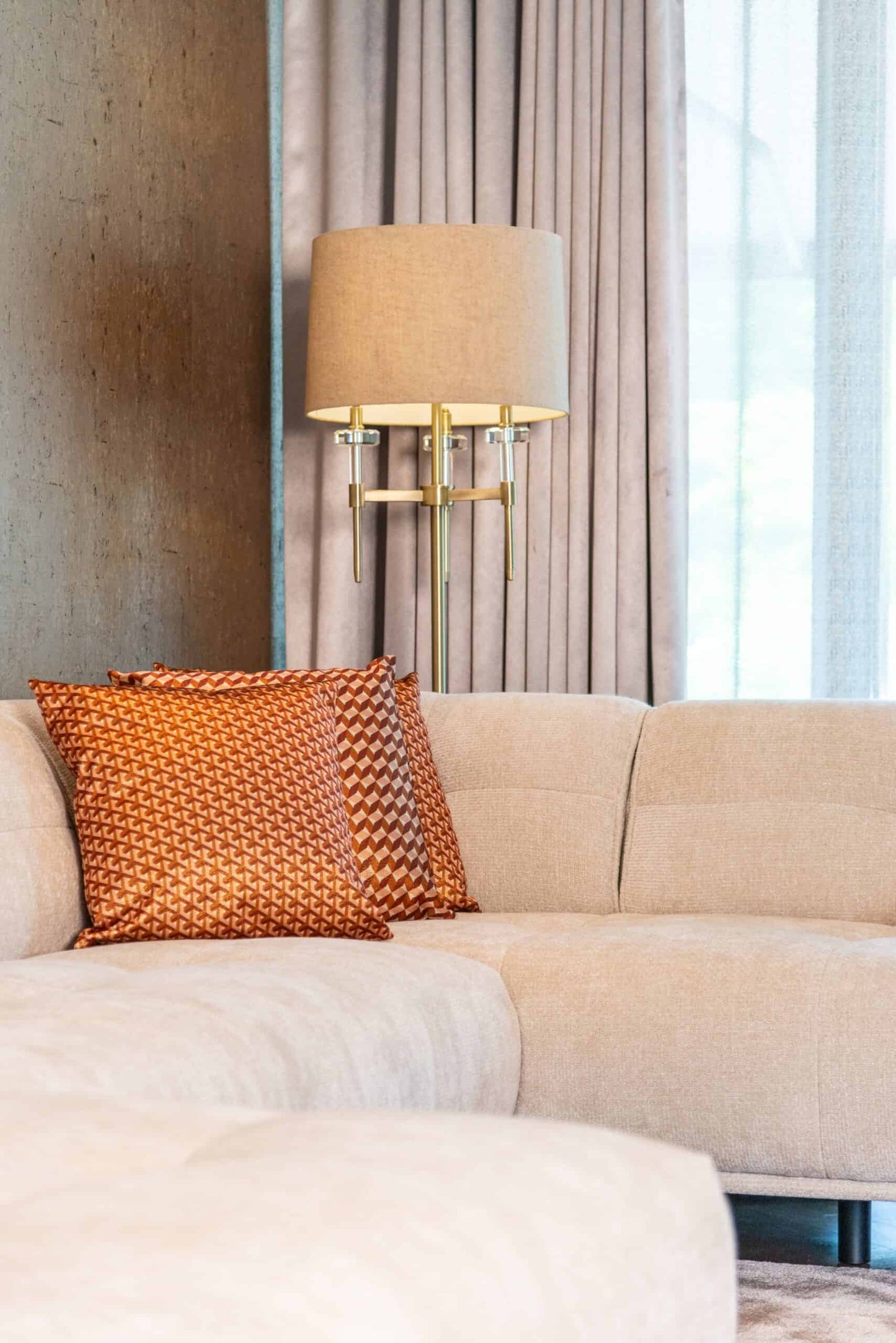 Stāvlampa Josie Richmond Interiors 161/46/46 cm brushed gold