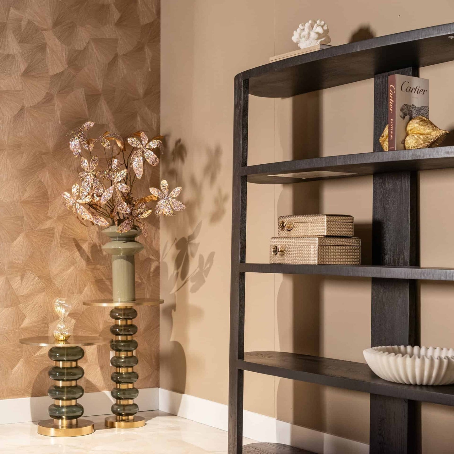 Kafijas galds Dalina Richmond Interiors 45/43/45 cm zaļs