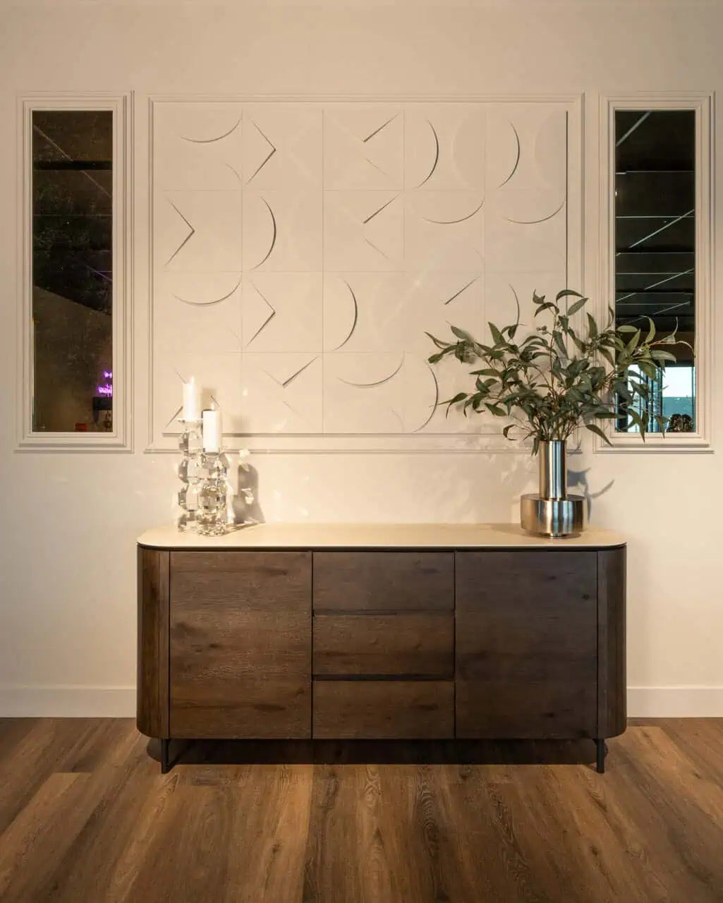 Kumode Ritz brown Richmond Interiors 78/185/50 cm brūns - N1 Home