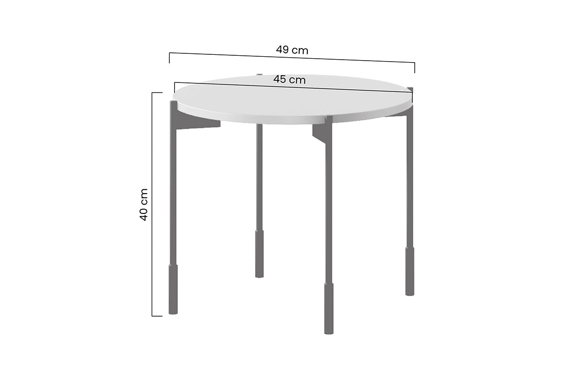 Kafijas galdiņš BARI 49/40/49 kašmirs - N1 Home
