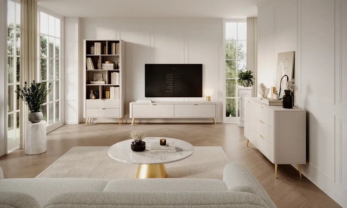 TV skapis Lanti 200/51/38 cm bēšš - N1 Home