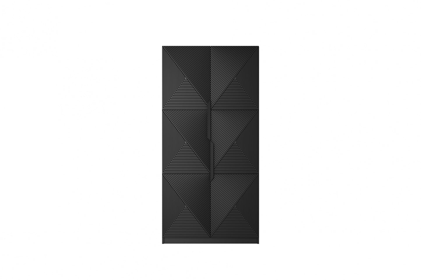Skapis Oslo 100/205/57 cm melns - N1 Home