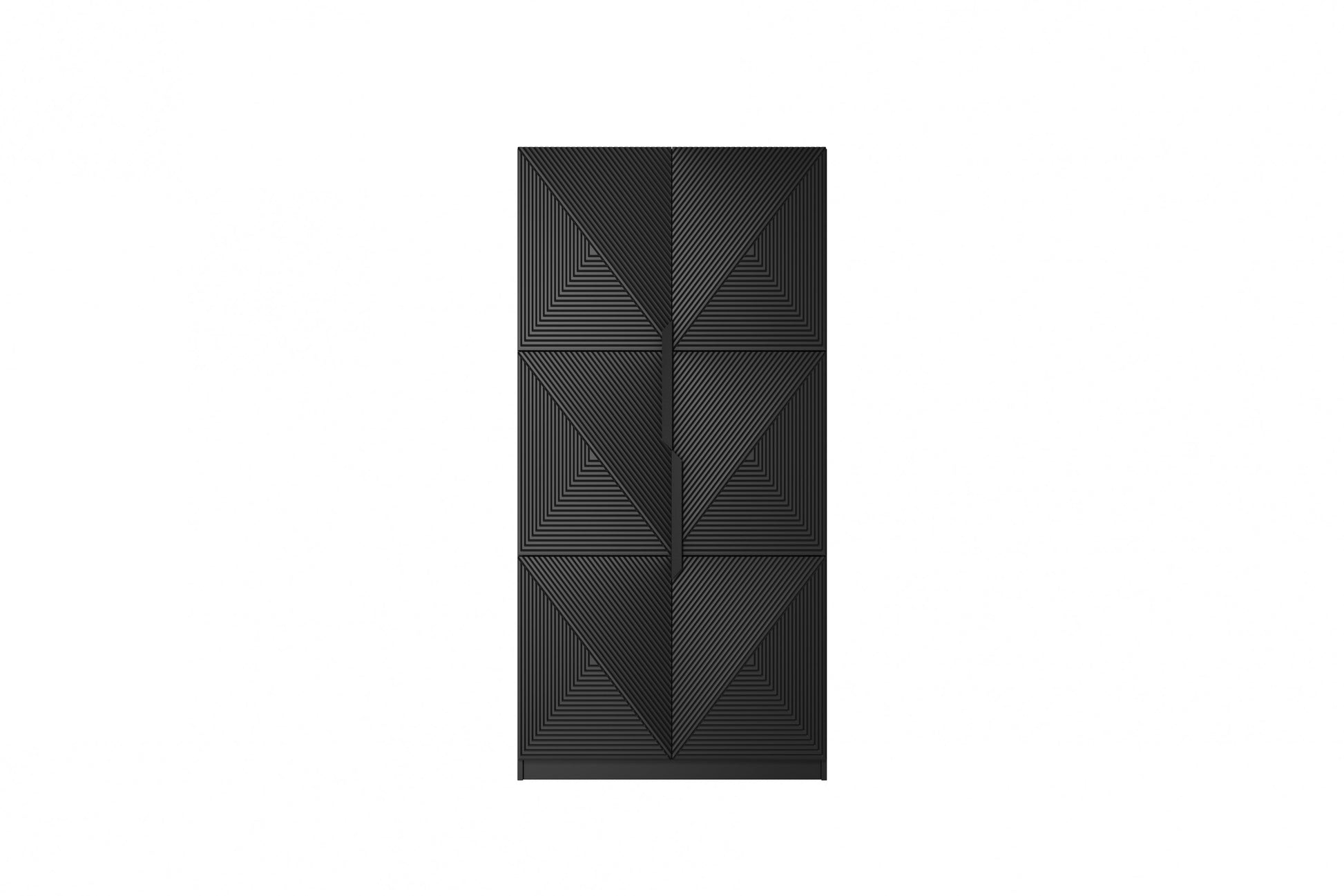 Skapis Oslo 100/205/57 cm melns - N1 Home