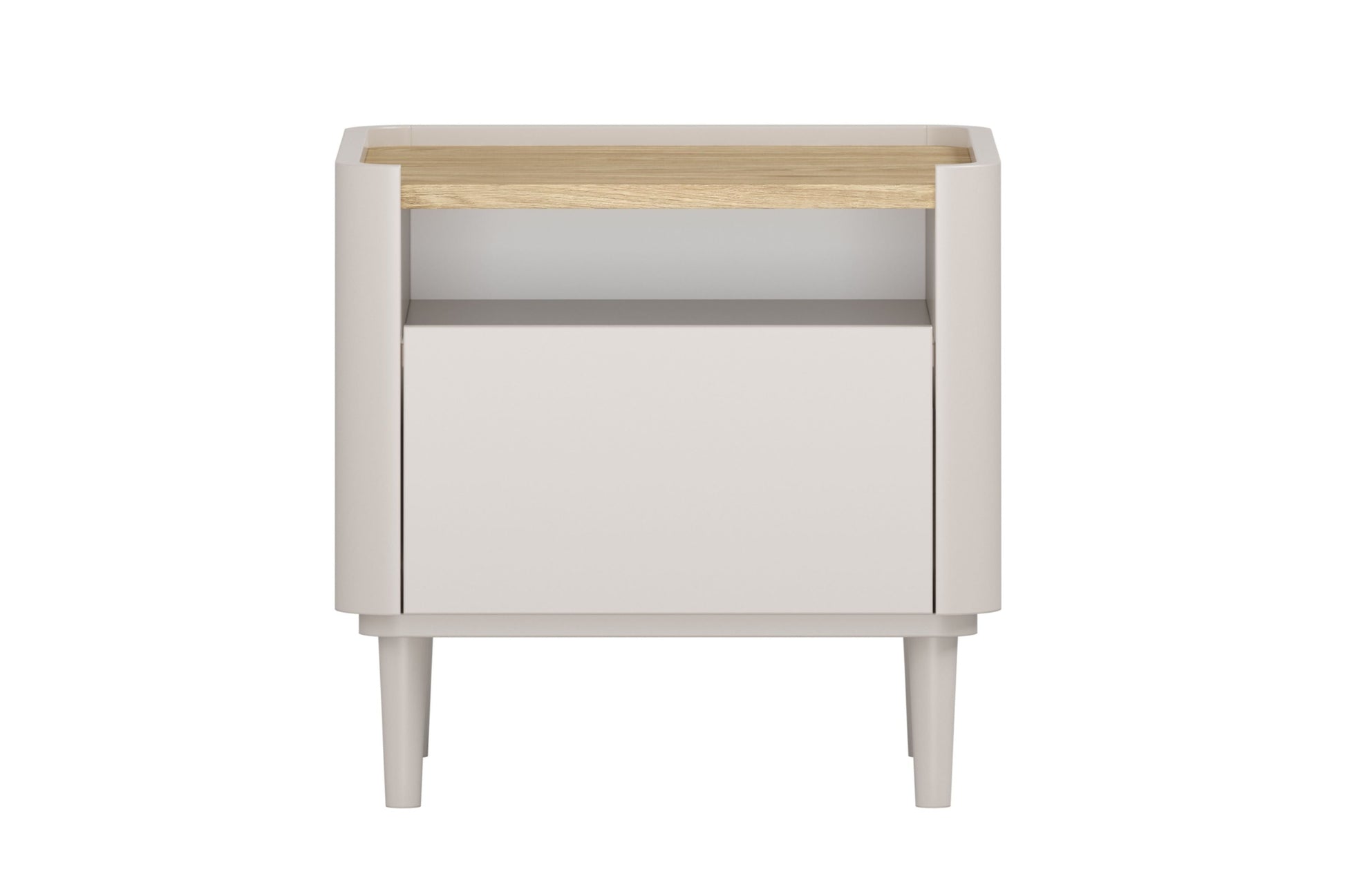 Naktsskapītis Elva 48/48/48 cm Kašmirs / Eļļots ozols - N1 Home