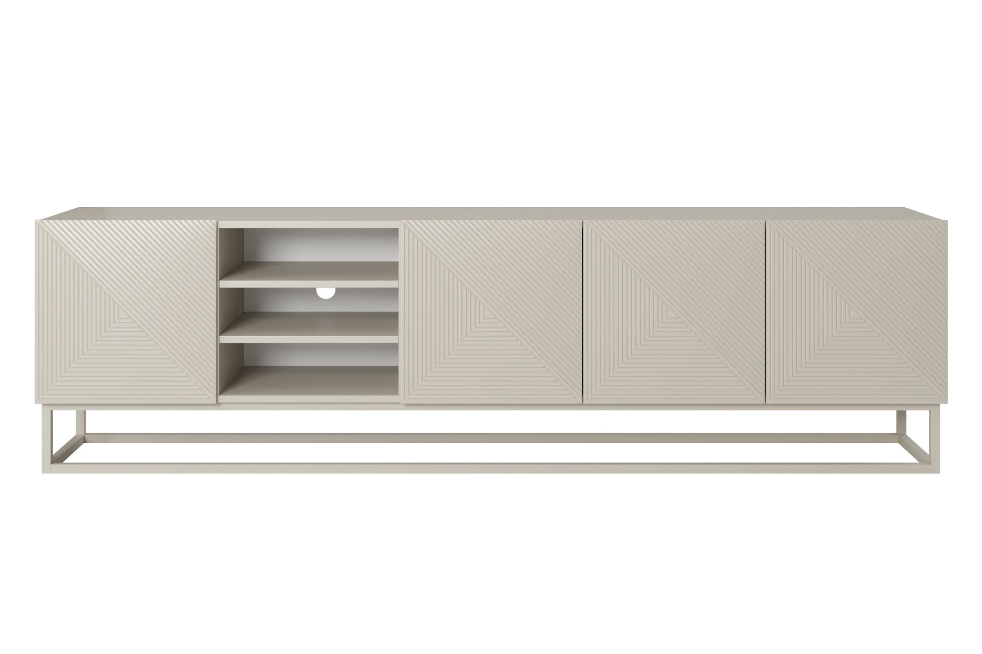 OSLO RTV kumode uz metāla kājām 200/56/40 kašmirs/kašmirs - N1 Home