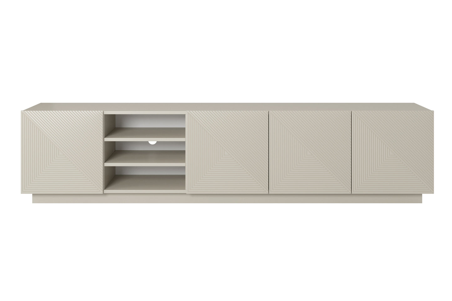 OSLO RTV kumode ar plauktiem 200/46/40 cm kašmirs - N1 Home