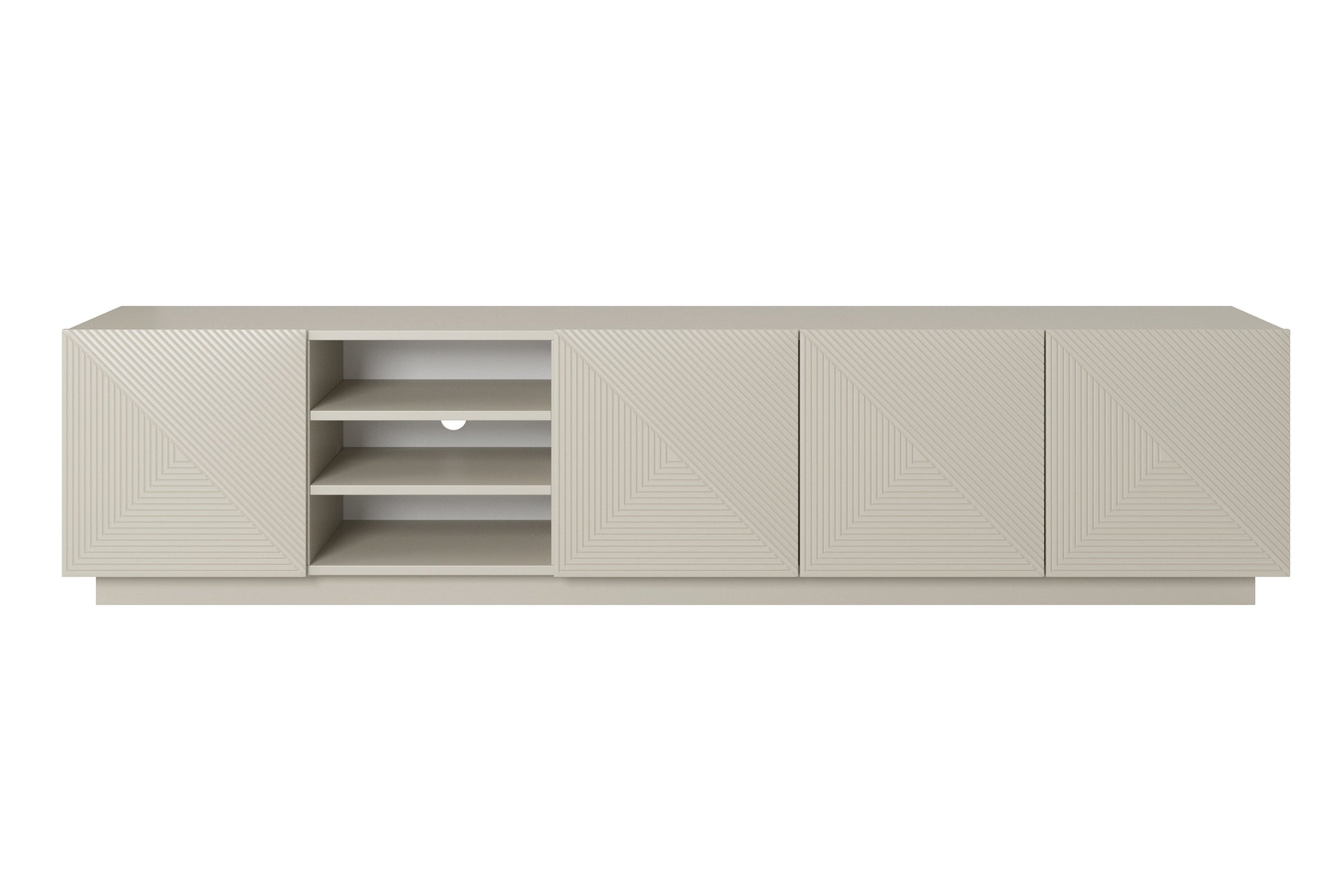 OSLO RTV kumode ar plauktiem 200/46/40 cm kašmirs - N1 Home