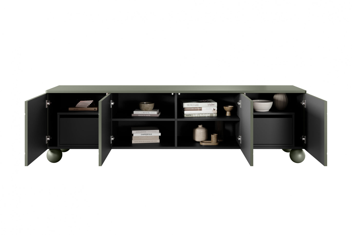 Kumode RTV BARI II ar atvilktnes  200/57/45 olives - N1 Home