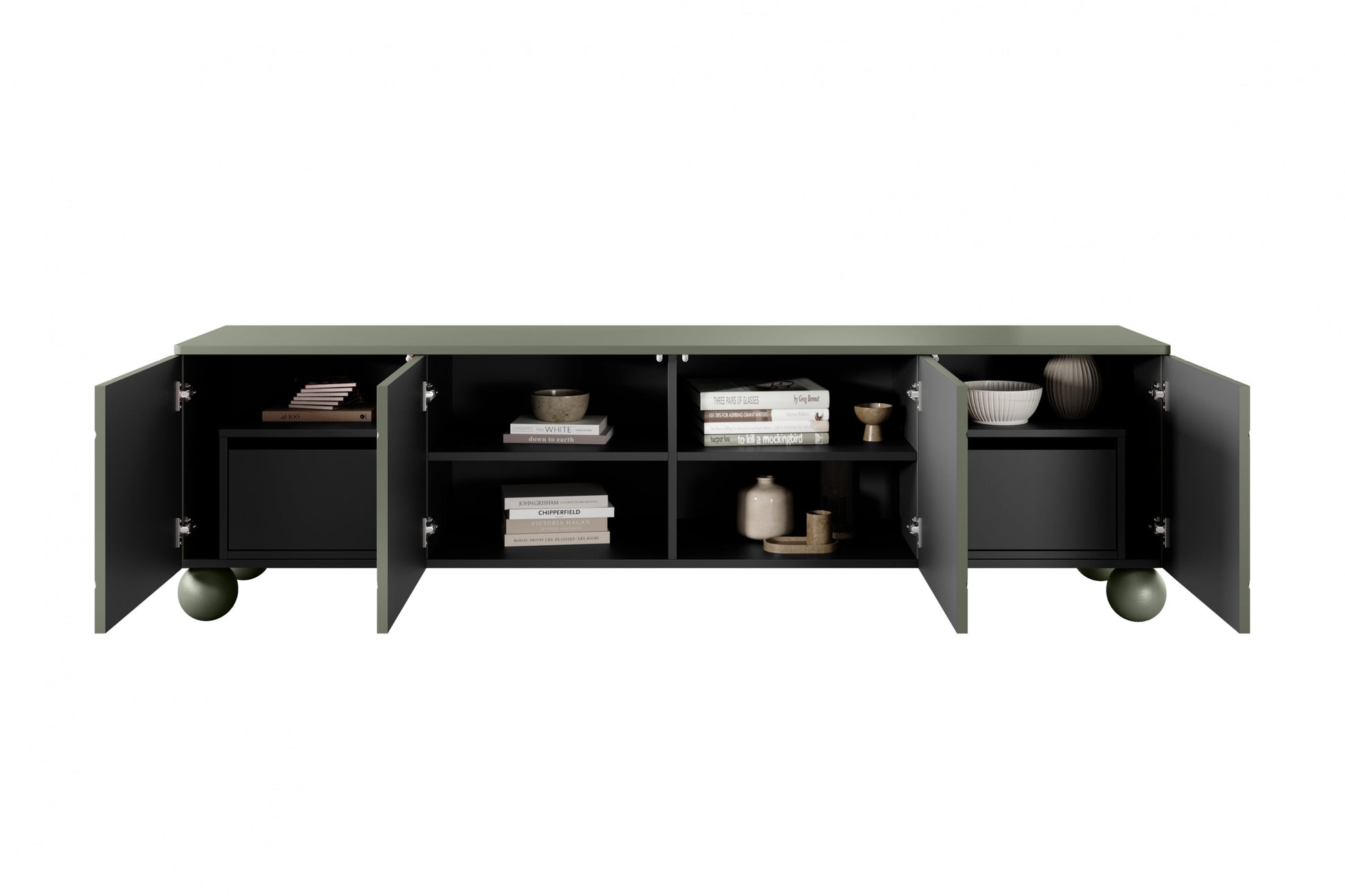 Kumode RTV BARI II ar atvilktnes  200/57/45 olives - N1 Home