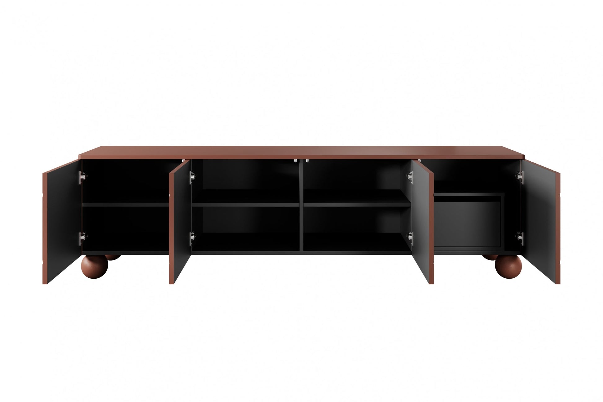 Kumode RTV BARI II ar atvilktni 200/57/45 terrakota - N1 Home