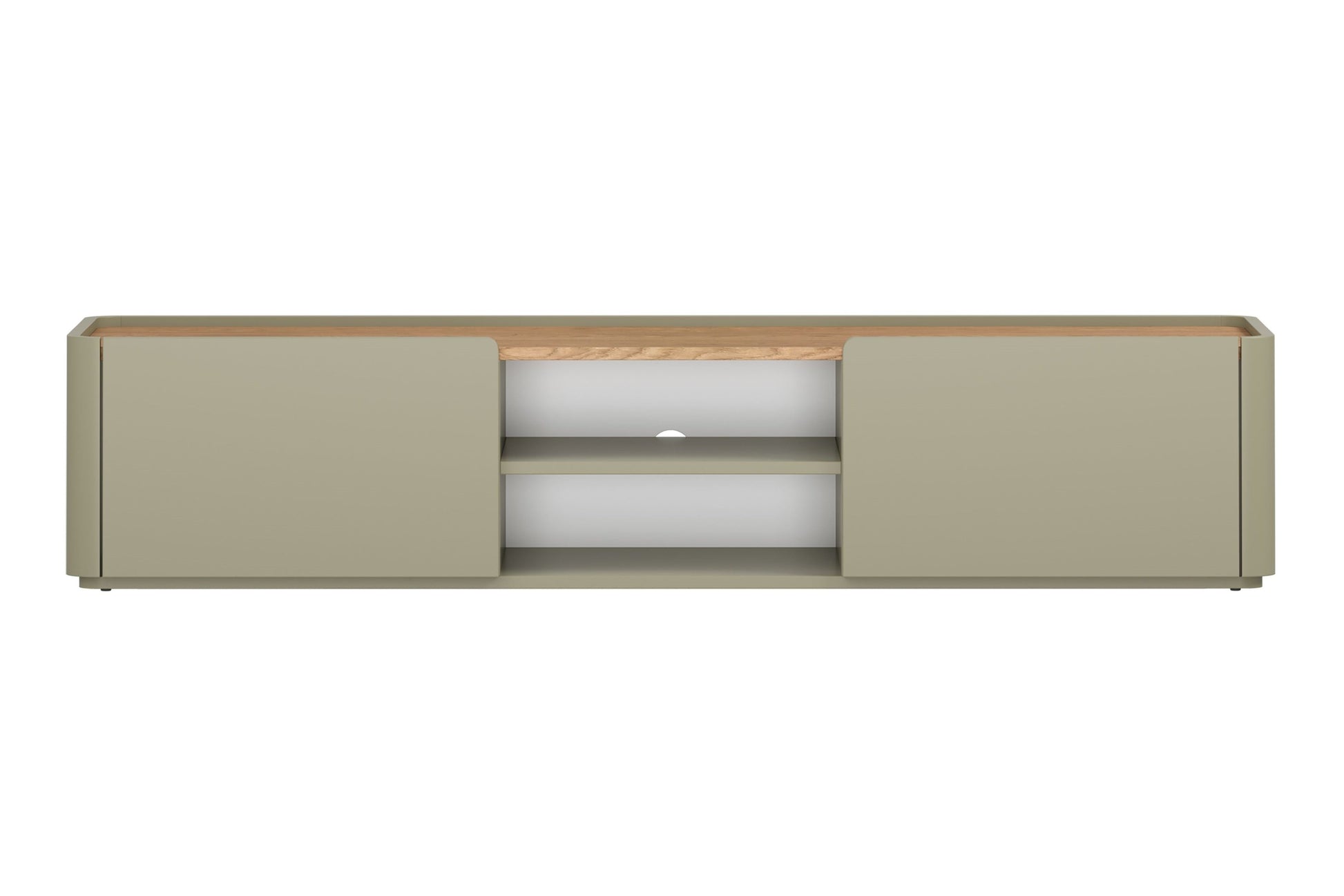 TV skapis Elva 170/35.5/48 cm Eikalipts / Baltijas kāpu ozols - N1 Home
