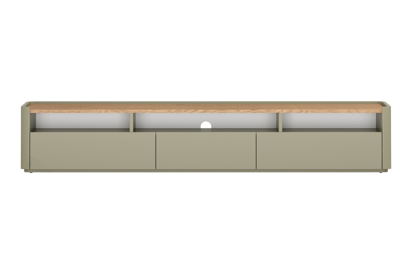 TV skapis Elva 200/35.5/48 cm Eikalipts / Baltijas kāpu ozols - N1 Home
