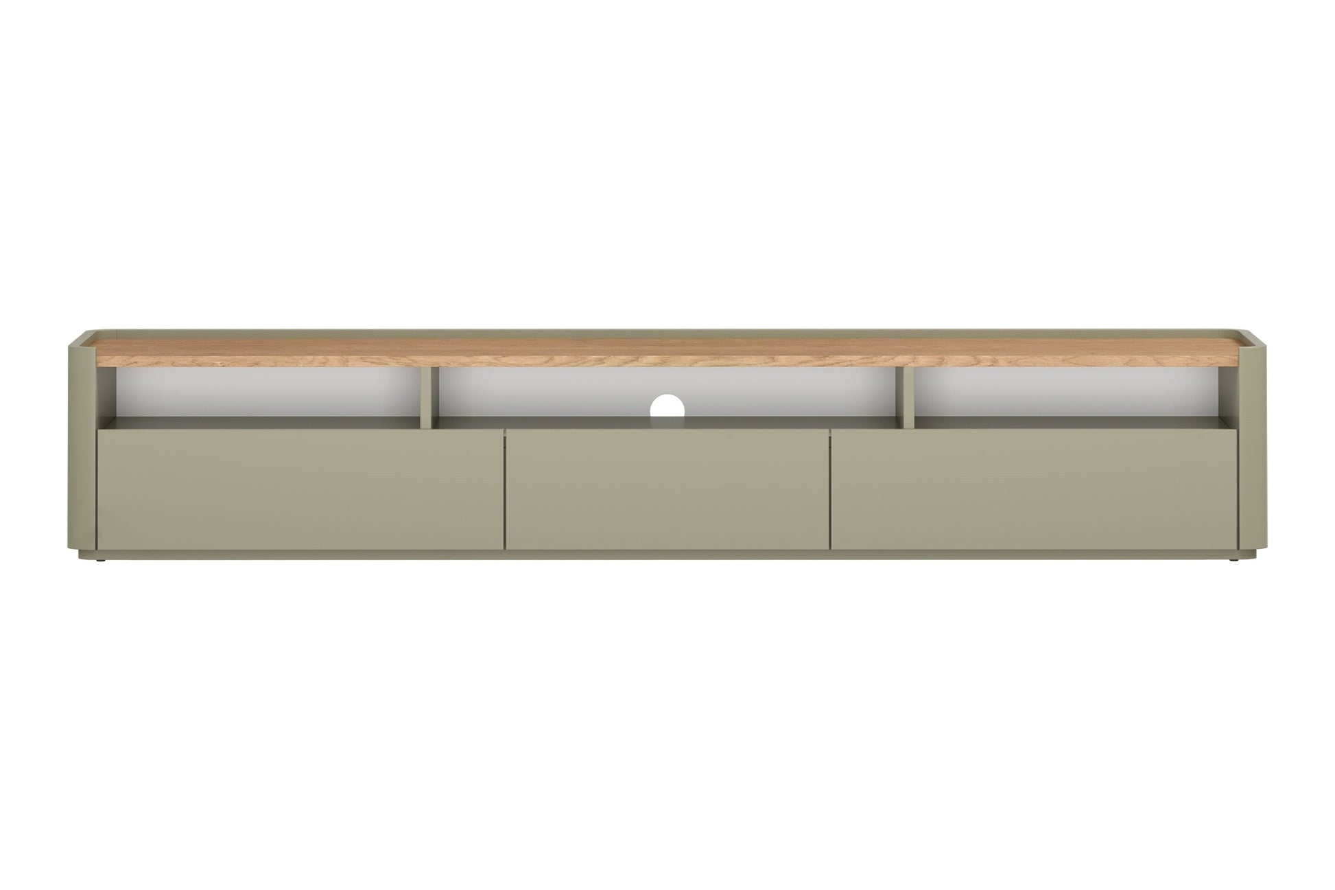 TV skapis Elva 200/35.5/48 cm Eikalipts / Baltijas kāpu ozols - N1 Home